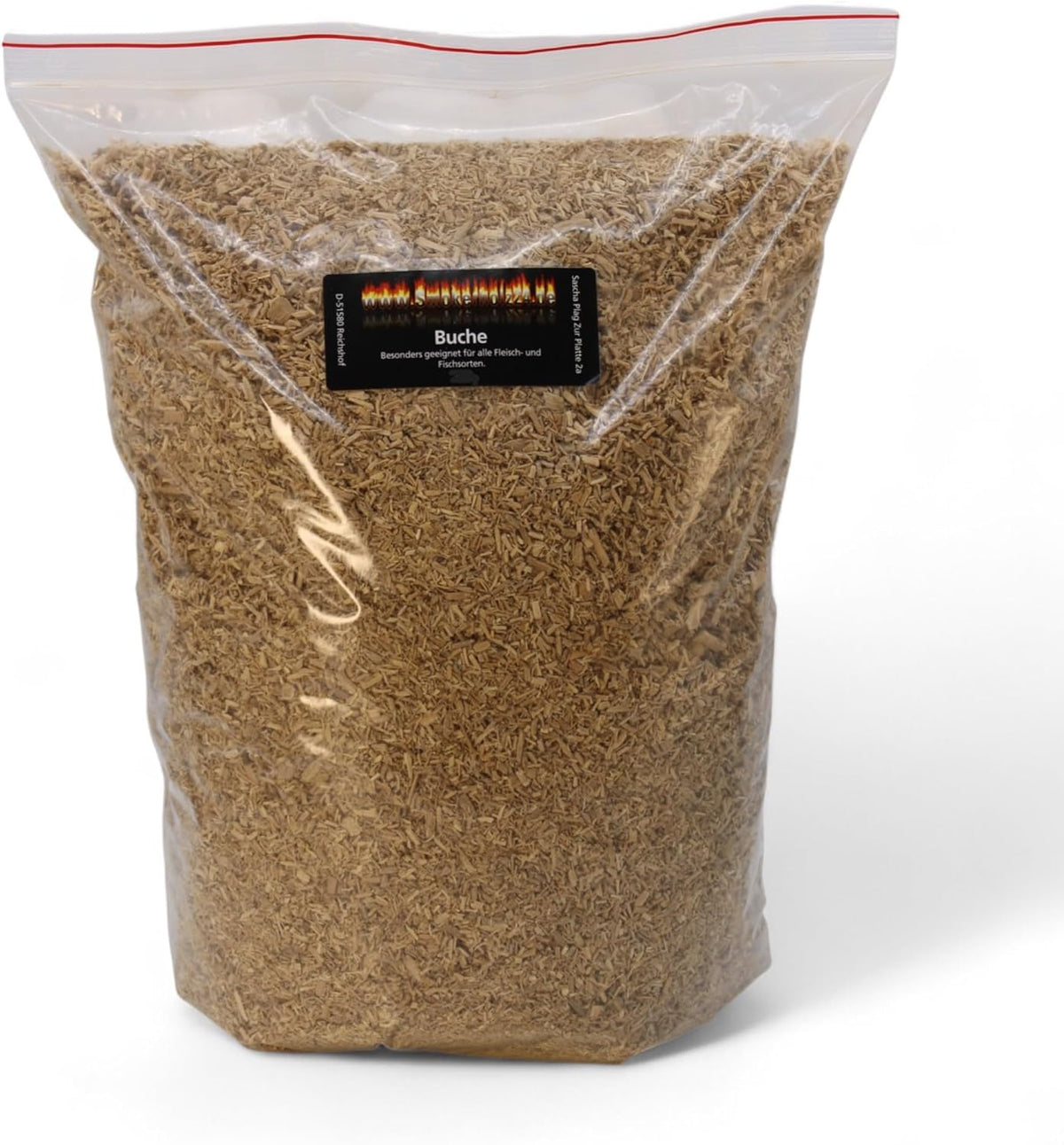 Räuchermehl Buche 1 kg – Buchenmehl 0,5–1,5 mm für BBQ & Räuchern, Naturholz, PEFC & HACCP-zertifiziert